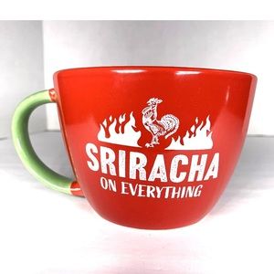 Sriracha Large Ramen Noodle Soup Coffee Cup Mug Red